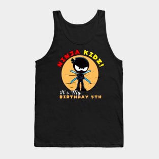 ninja birthday 5th Tank Top